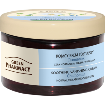 GREEN PHARMACY KOJĄCY KREM PÓŁTŁUSTY DO TWARZY Z RUMIANKIEM 150 ml